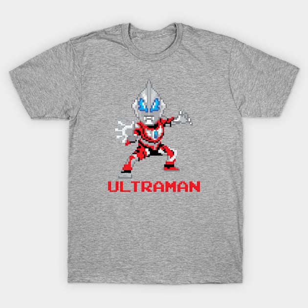 Ultraman Pixel Characters T-Shirt by Rebus28